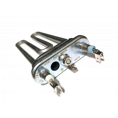 ТЭН 1900W (прям. с отв. L180, R15, М130) (46049) ТЭН 1900W (прям. с отв. L180, R15, М130) (46049)
